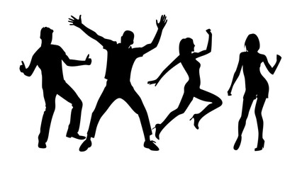 Energetic dancer with flowing fabric dancing movement