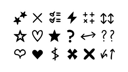 Naklejka premium Playful Black Cat Silhouette feline animal