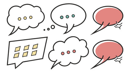 Speech bubbles chat communication conversation chat bubble