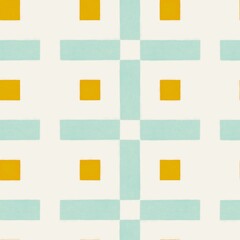 Seamless plaid check pattern collection in multiple color variations including navy, yellow, grey, red, and beige. A timeless geometric grid design that combines modern style with classic textile aest