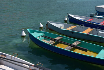 Obraz premium Lac d'Annecy, barques
