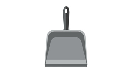 Obraz premium A Clean Sweep: Minimalist Depiction of a Grey Dustpan for Home Cleaning and Maintenance tasks illustration