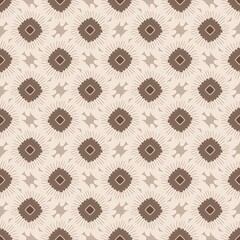 Seamless floral pattern with vintage flowers for retro textile design