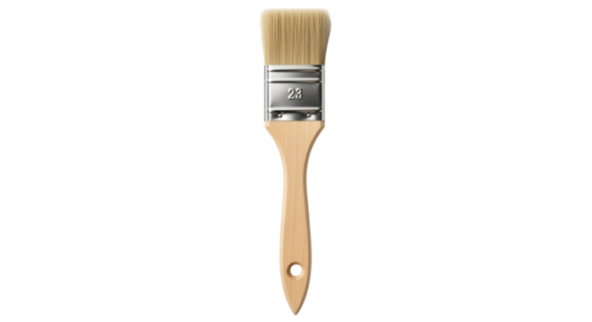 Isolated Paint Brush on White