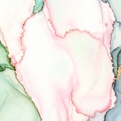 Luxury Marble with Watercolor Texture Overlay