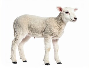 Fototapeta premium Lamb of God Sacred Animal Clean Depiction