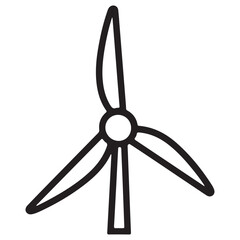 Windmill Renewable Energy Icon