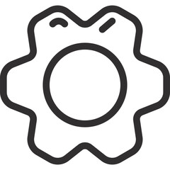 Modern icon of a fried egg symbolizing breakfast and freshness