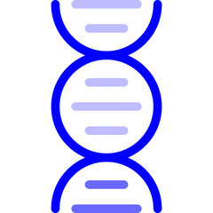 Dynamic DNA helix illustration representing genetic code and science