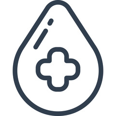 Donate blood save lives healthcare awareness modern icon