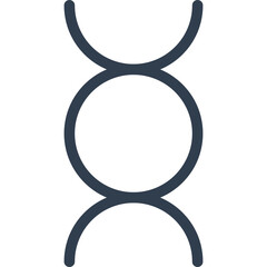 Modern minimalist abstract design element for creative projects