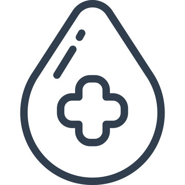 Donate blood save lives healthcare awareness modern icon