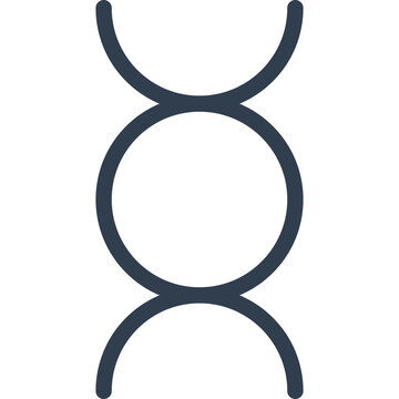 Modern minimalist abstract design element for creative projects