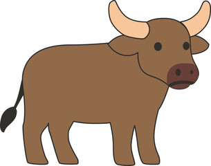 cow cartoon illustration