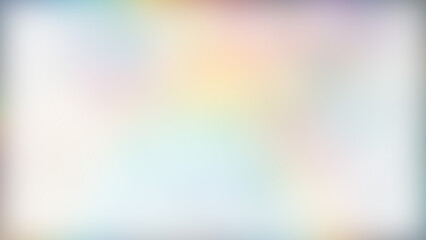 Subtle rainbow light bleed overlay on transparent background