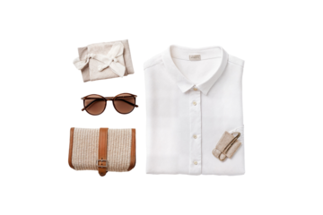 Elegant fashion accessories with style and functionality for your everyday collection experiences on transparent background