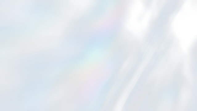 Ethereal abstract reflected light overlay effect on transparent background