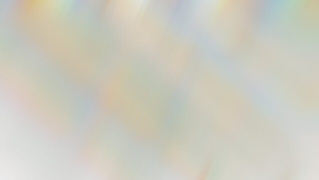 Soft colorful light bloom overlay on transparent background