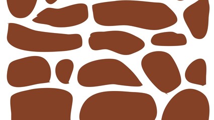A stylized, flat illustration of a brick wall pattern