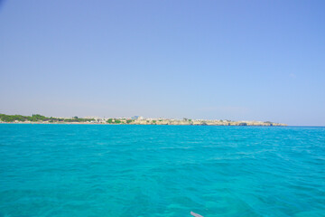 Salento coast near the sea village of Torre dell'Orso, Apulia, ITALY