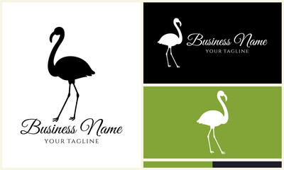 Flamingo Logo Design Variations. (120)