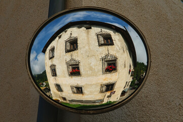 The 1636 Casa Chizzali Bonfadini house in Colle Santa Lucia in the Dolomites, Italy