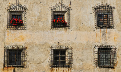 The 1636 Casa Chizzali Bonfadini house in Colle Santa Lucia in the Dolomites, Italy
