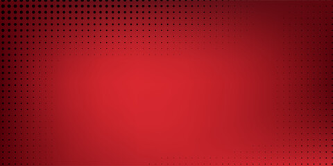 Red modern diagonal geometric shape with halftone. Modern fiber textured abstract modern art