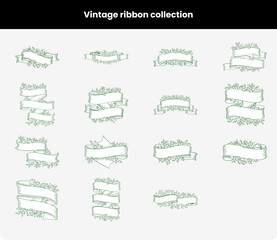 Vintage ribbon collection