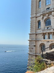 view of Monaco, aerial view of the sea Monaco