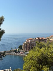 view of monaco, aerial view of the sea Monaco