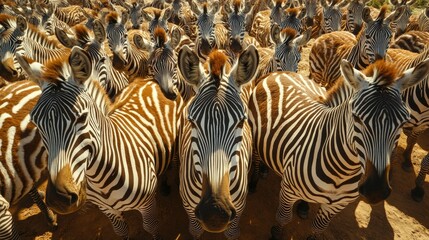 Fototapeta premium Zebras can also run at this speed to compete with other zebras for mates or territory.