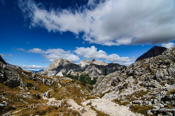 Taken from the Nuvolau Hut above Passo Falzarego, Italy
