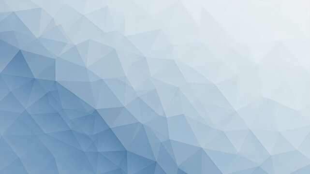 Abstract Triangular Blue Gradient Background with Geometric Shapes