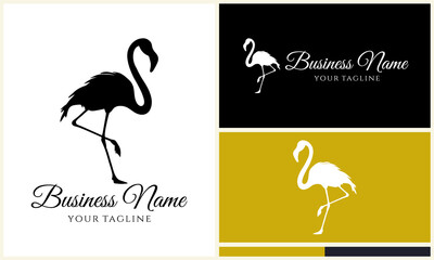 Flamingo Logo Design Variations. (80)