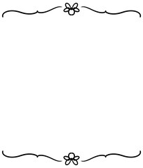 This is a line drawing of a letterhead frame.
