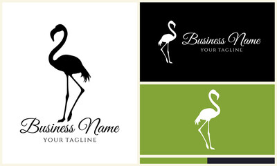 Flamingo Logo Design Variations. (43)