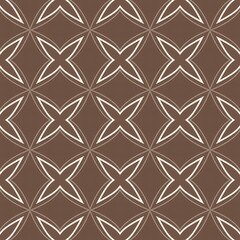 Fototapeta premium Elegant seamless pattern with vintage floral damask ornament for fabric, textile, and wallpaper design