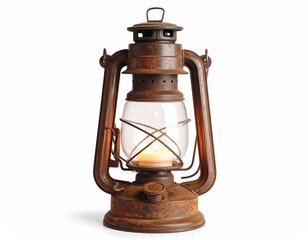 Old Lantern Halloween Isolated Object
