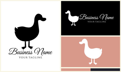 Duck Logo Design Variations. (2)