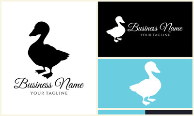 Duck Logo Design Variations. (1)