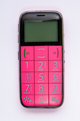 2000s mobile phones on a white background Just5 CP10