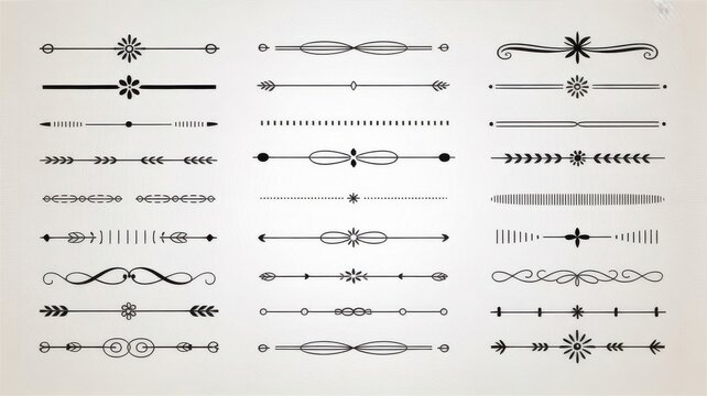String Line Divider What Are Those Line Dividers Called