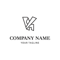 Elegant minimalist logo design featuring stylized whiskers, ideal for a pet grooming or animal-related business.