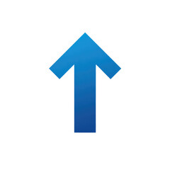 blue upward pointing arrow isolated on transparent background Remove png, Clipping Path, pen tool