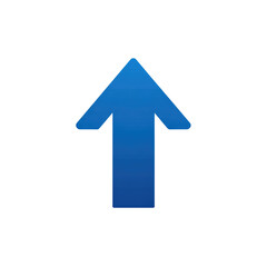 blue upward pointing arrow isolated on transparent background Remove png, Clipping Path, pen tool