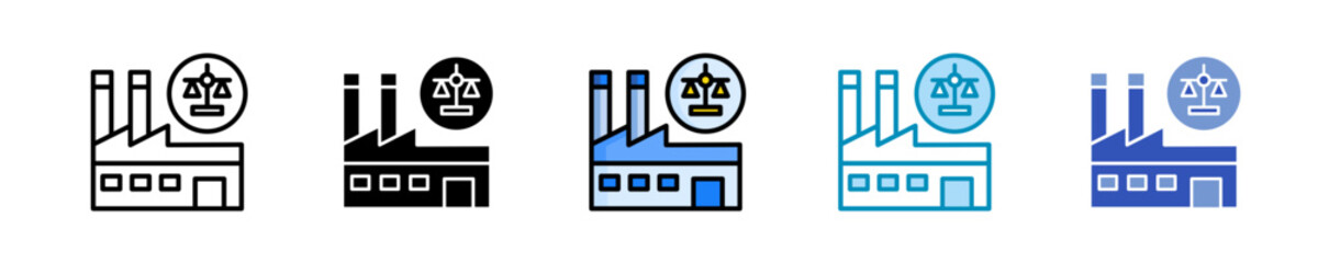 Ethical Production  Icon Set Multiple Style Collection
