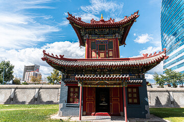 Fototapeta premium Small temple building at Choijin Lama Monastery
