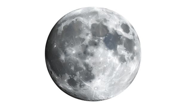  realistic moon illustrations in vector style, isolated on a transparent background. Provided as moon vector PNG files.
