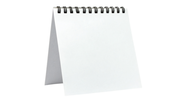 Blank sticky Post-it notes isolated on a clean white background, provided as a PNG file.
